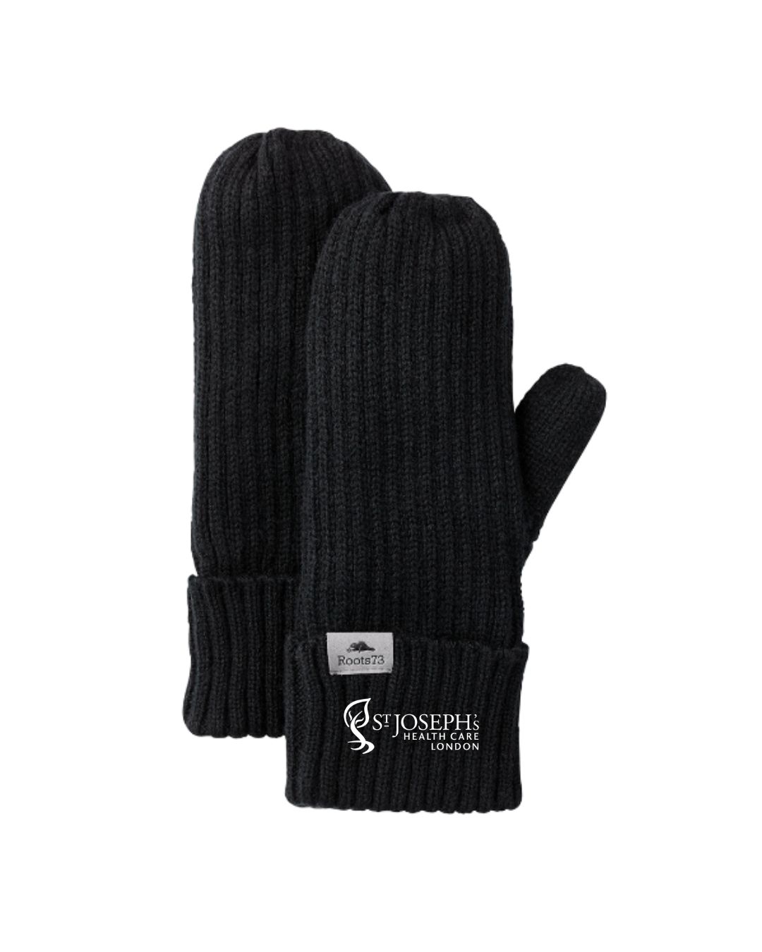 Unisex-WOODLAND ROOTS KNIT MITTS